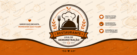 Capa Restaurante - Demonstração By BalcãoZap